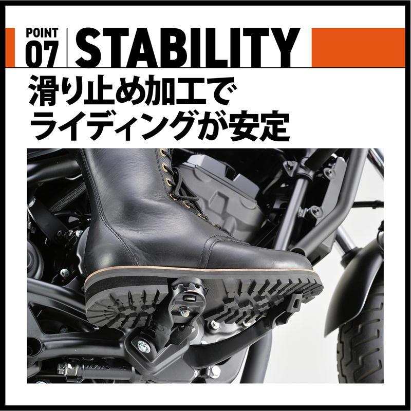 DAYTONAデイトナ ミドルブーツ HBS-007 ブラック25.0cm HBS-007 ミドルブーツ ブラック｜株式会社デイトナ