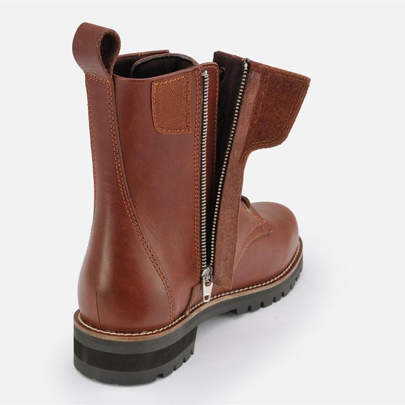 ドリスピ様❤️美品　シャネル　ブーツ　ミドル丈　ブラウン　正規品 Sibra（シブラ）の「カバーミドルブーツ 厚底（ブーツ）」 - WEAR