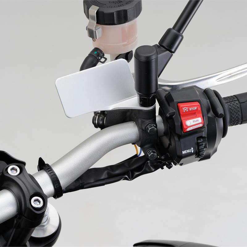 DAYTONA（デイトナ） デジタルメーター取付ステー クリアーアルマイト