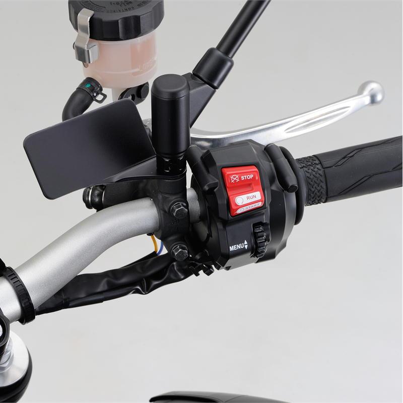 DAYTONA（デイトナ） デジタルメーター取付ステー ブラックアルマイト