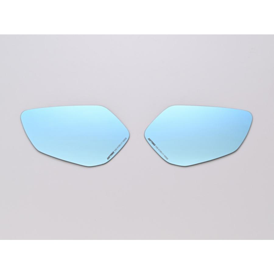 DAYTONA（デイトナ） ハイビジ貼り付けタイプミラー KAWASAKI2 ブルー