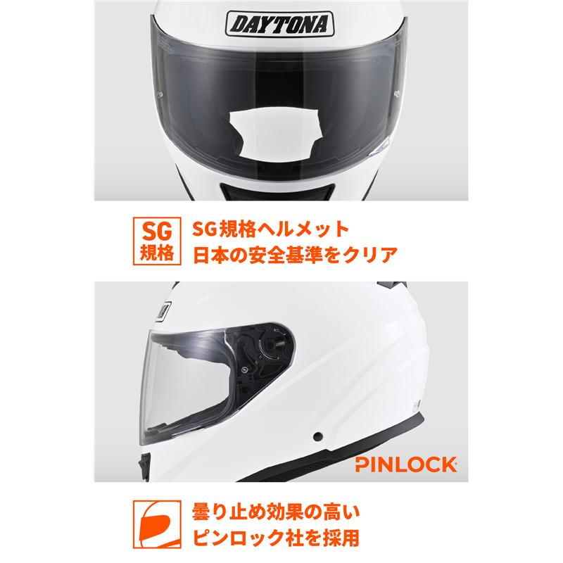 DAYTONA（デイトナ） バイク ヘルメット DN-003NM ホワイト サイズXL