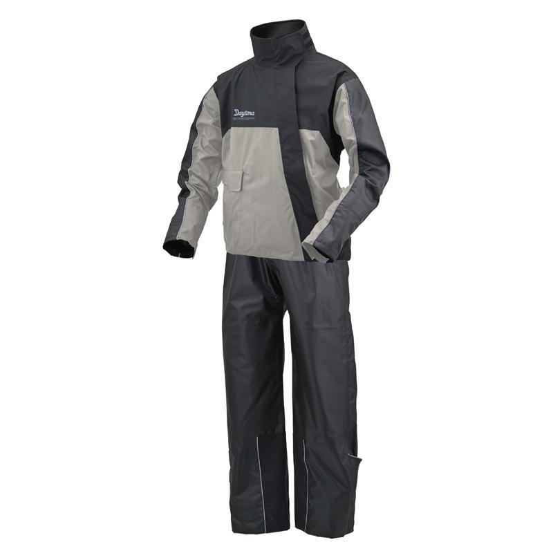 デイトナ DR-001 ハイパフォーマンスレインウエア 上下セット（グレー） サイズ XL DAYTONA DAYTONA（デイトナ） DAYTONA DR-001 ハイパフォーマンスレインウエア