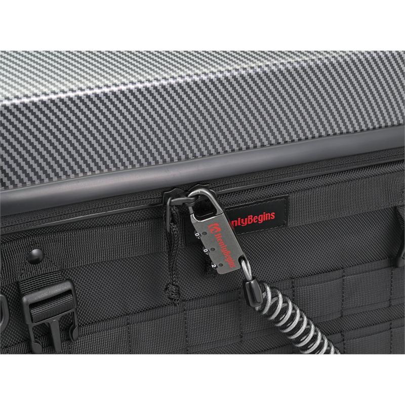デイトナ DAYTONA ヘンリービギンズ HenlyBegins シェルシートバッグ DH-773 カーボン 25Lの画像