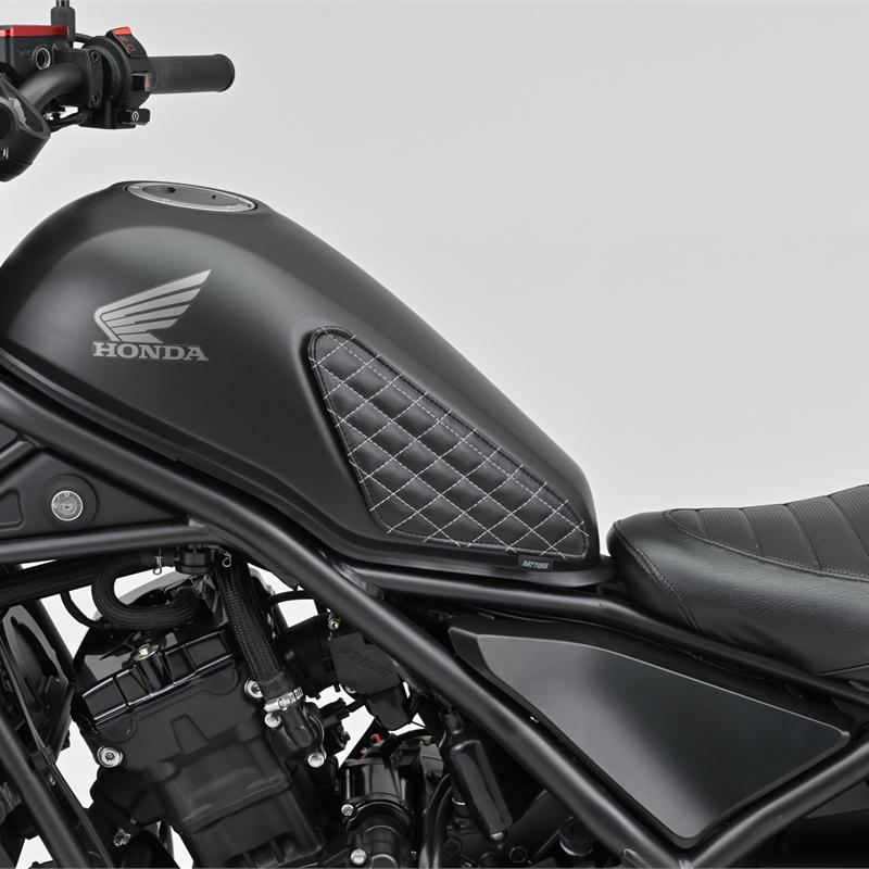 バイクタンク DAYTONA（デイトナ） レザーニーグリップパッド ブラック Rebel250/500