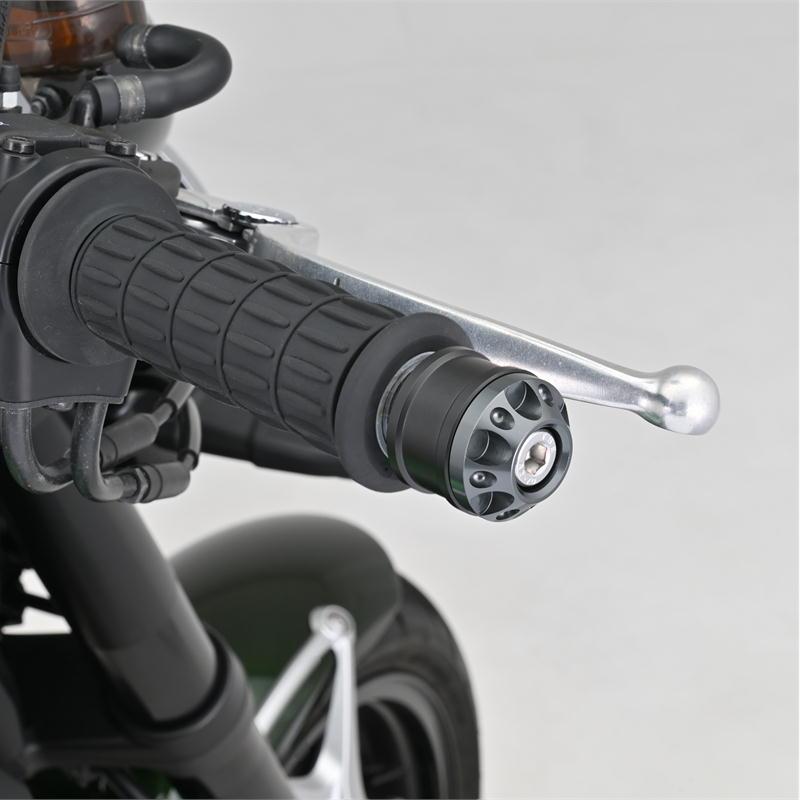 デイトナ(Daytona) アルミビレット バイク用 バーエンド カワサキ(M8