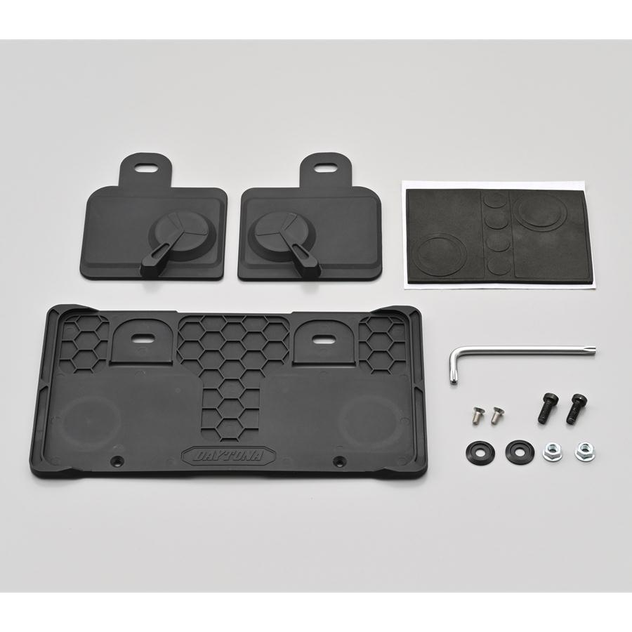 DAYTONA（デイトナ） ナンバープレートホルダー 紛失防止タグポケット