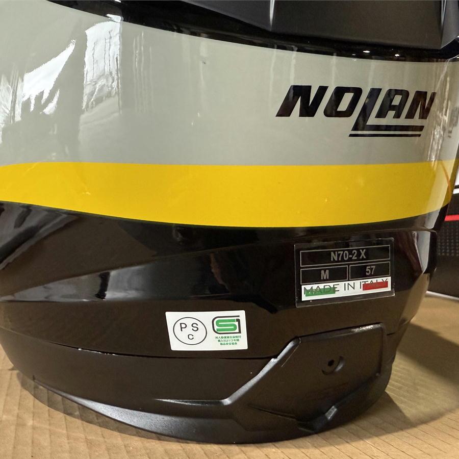 NOLAN（ノーラン） NOLAN N70-2X CONVINTO YELLOW/345 Lサイズ