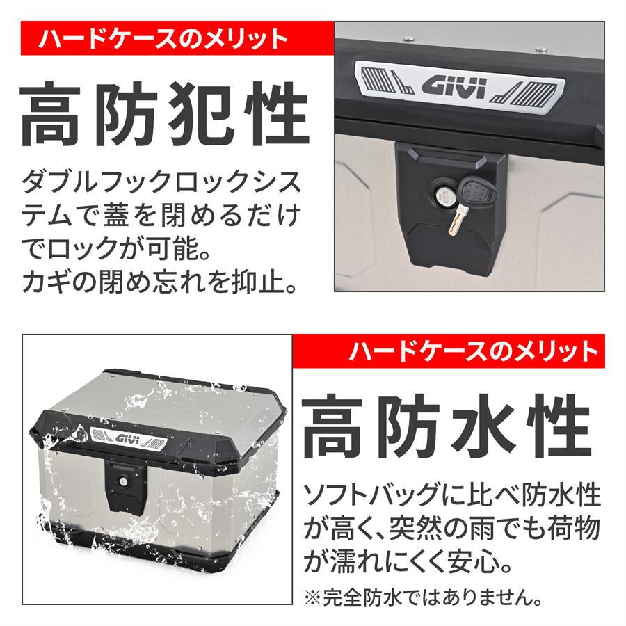 GIVI デイトナ DAYTONA MTN39A アルミ製 リアボックス モノ