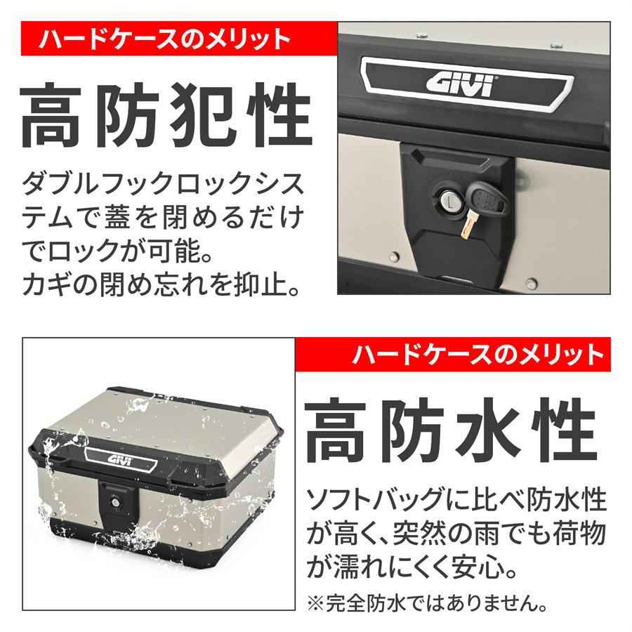 GIVI（ジビ） GIVI MTN29A シルバー 29L : ネトセトラショップ - 通販