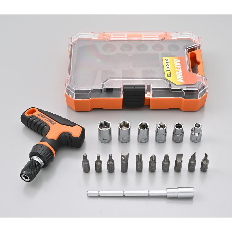 DAYTONA（デイトナ） バイク用 工具セット ミニツールセット 18ピース