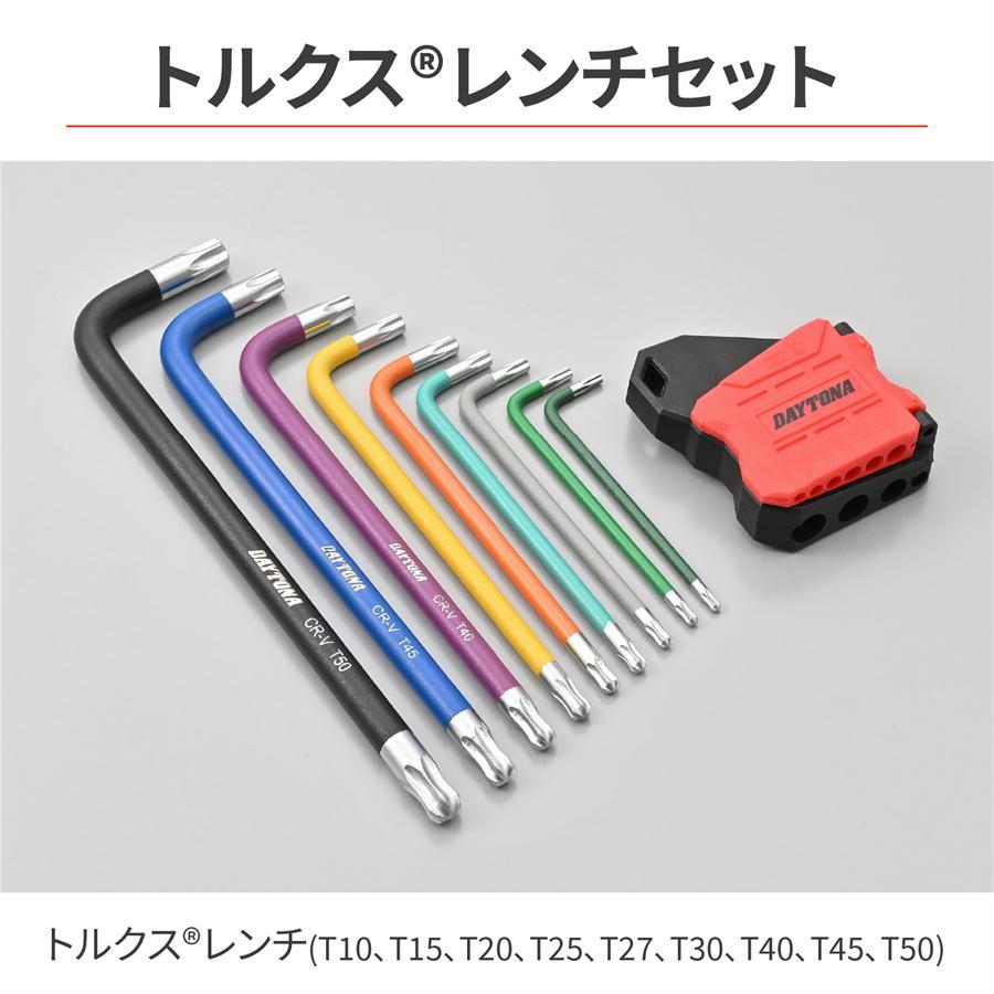 ◆ セサぼー DAYTONA（デイトナ） バイク用 工具 トスクスレンチ セット 9本組