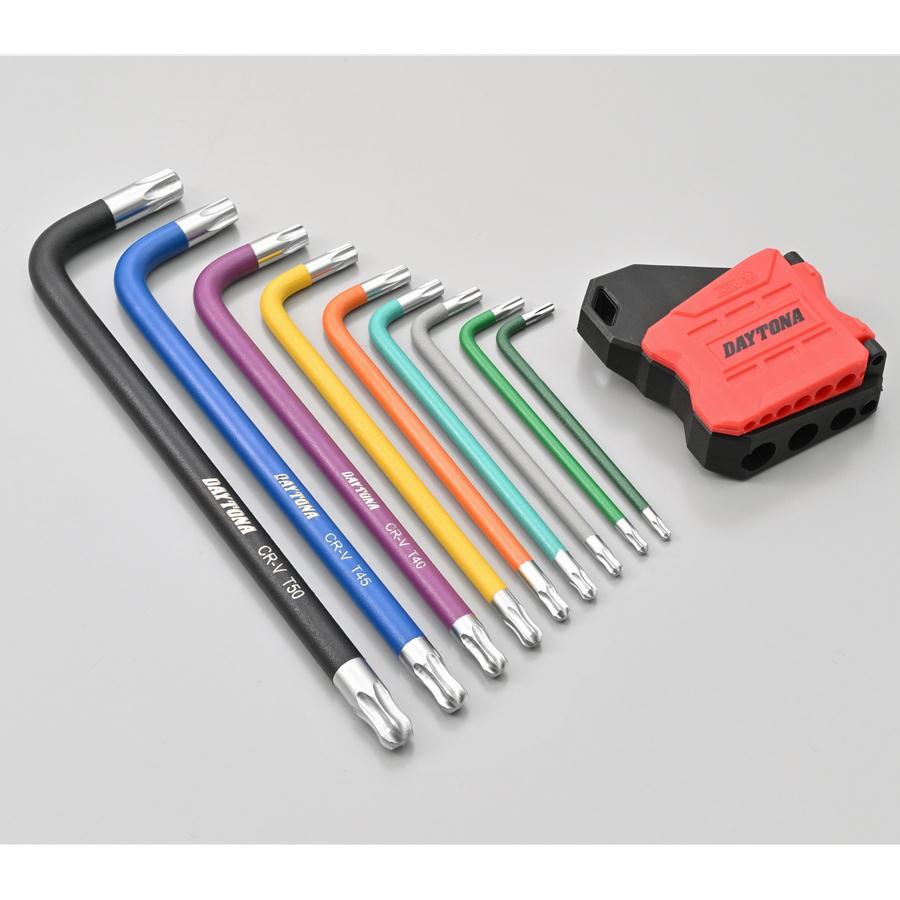 DAYTONA（デイトナ） バイク用 工具 トスクスレンチ セット 9本組