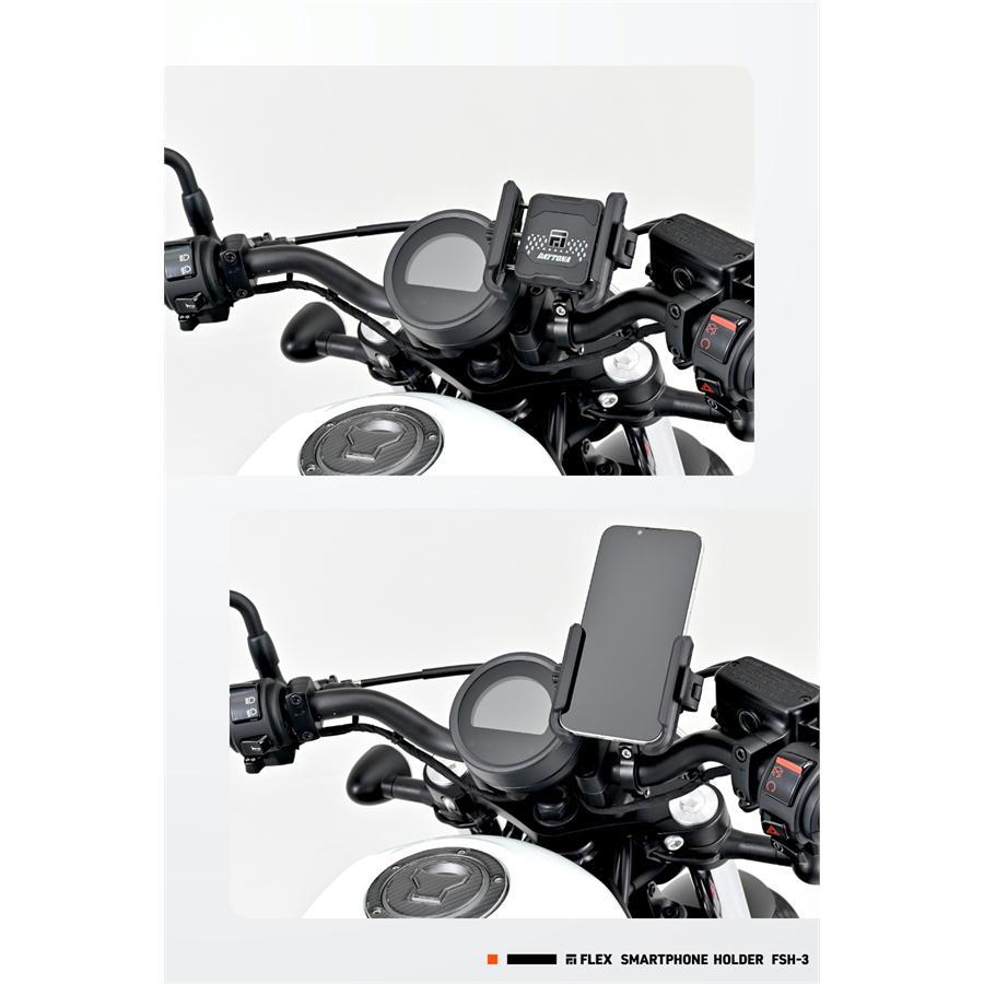 専用ページ DAYTONA（デイトナ） バイク用 iPhone16 ProMax スマホホルダー 振動