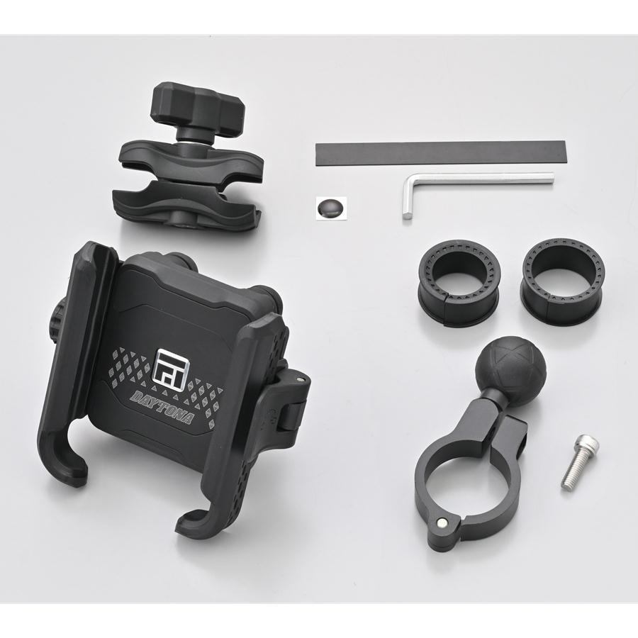 DAYTONA（デイトナ） バイク用 iPhone16 ProMax スマホホルダー 振動