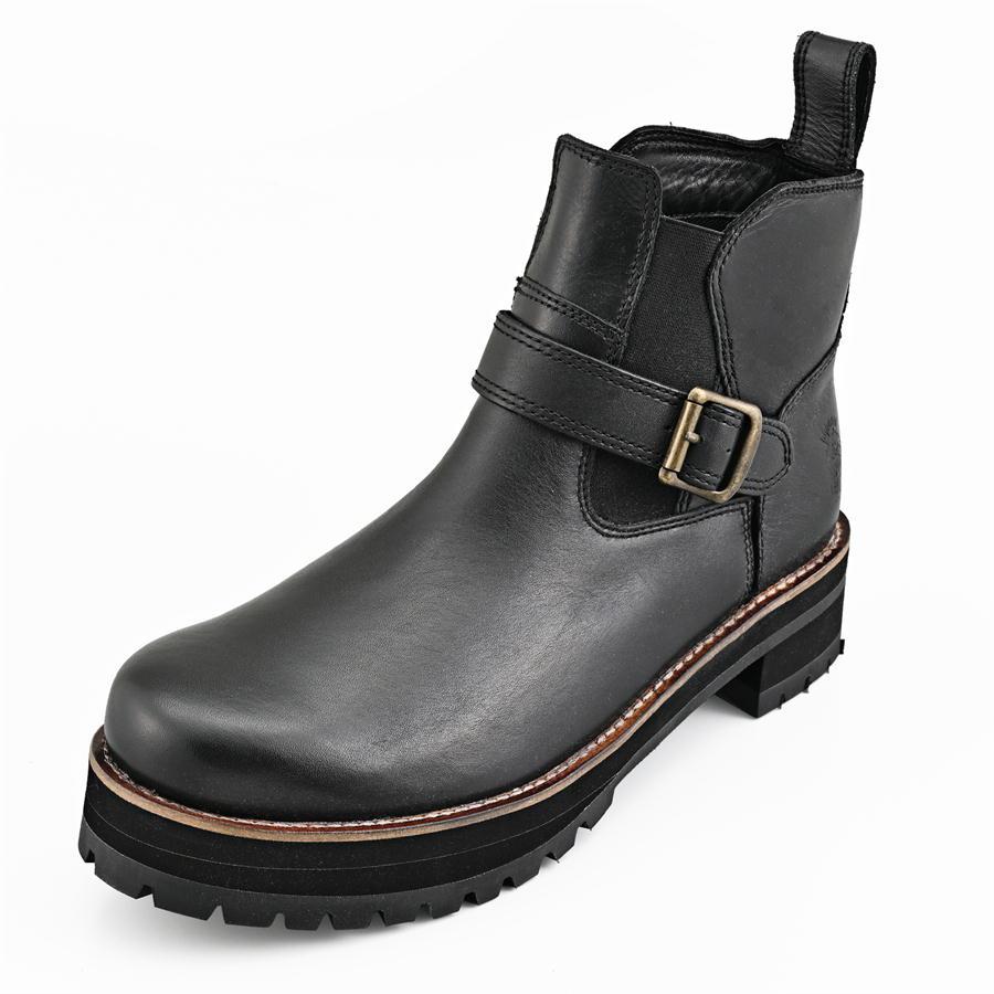 FRY Daytona/デイトナ　ドイツ製　バイクブーツ　ライディング　ツーリング　size38　23.5-24.0程度〈黒/BLACK/ブラック〉bike/　Boots/Shoes〕菅No.WT33 レースアップのショートタイプ＆サイドジップ！ デイトナから新作