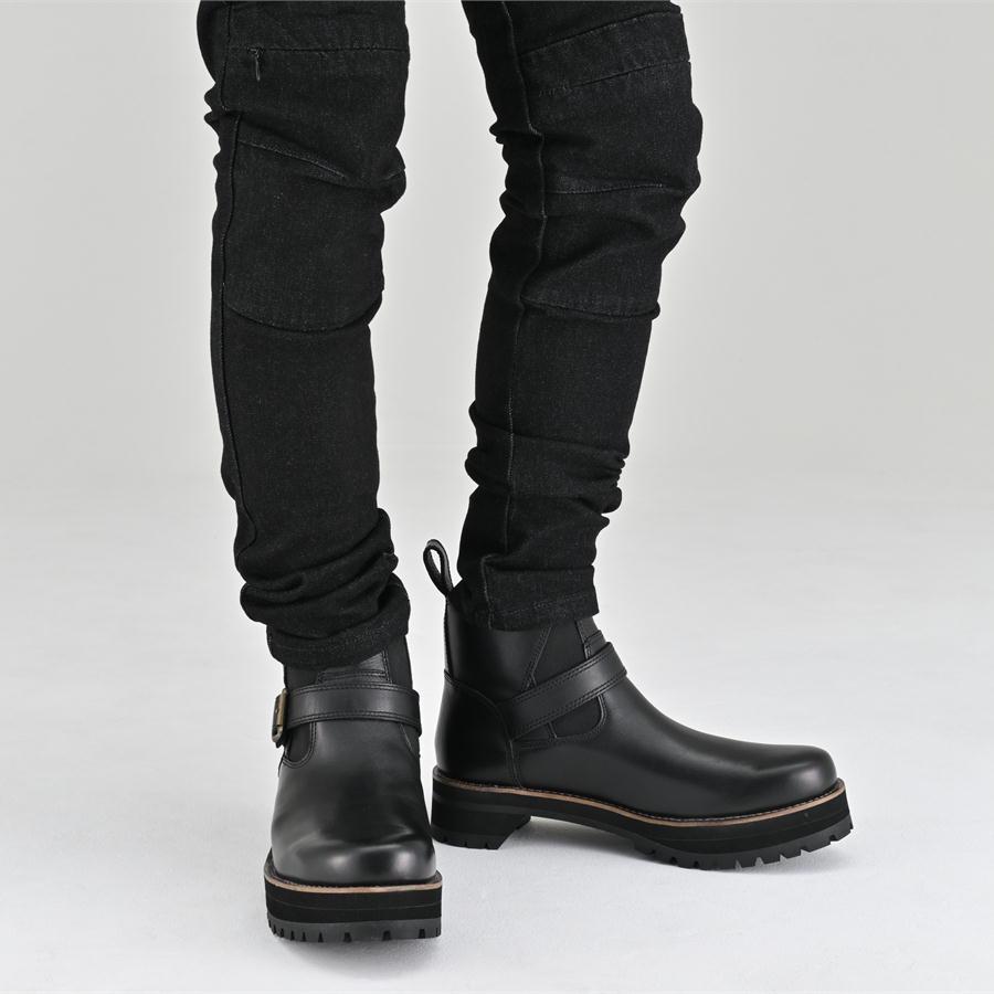 90s?Vintage 　daytona　デイトナ　ライディング　バイクブーツ　ライディング　ツーリング　size39〈黒/BLACK/ブラック〉サイドジップ　bike　Boots〕/men's 菅No.WT21 DAYTONA（デイトナ） DAYTONA DS-502 R-WPライディングシューズ 26.0cm