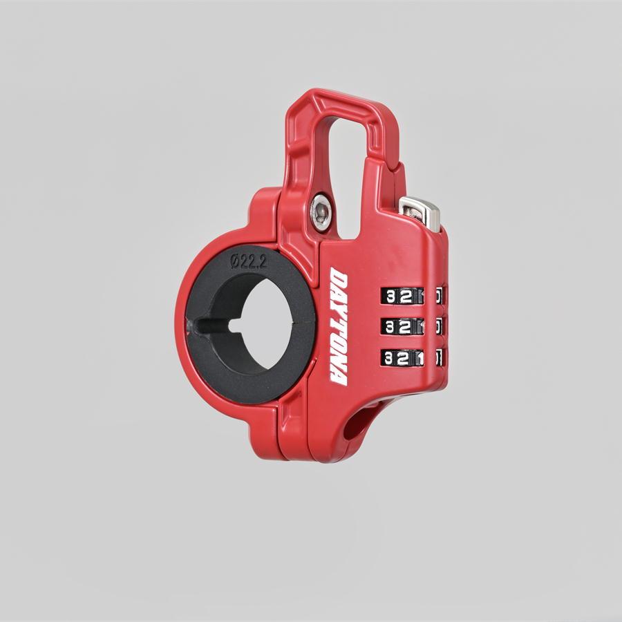DAYTONA（デイトナ） スレンダーヘルメットロック ダイヤルタイプ