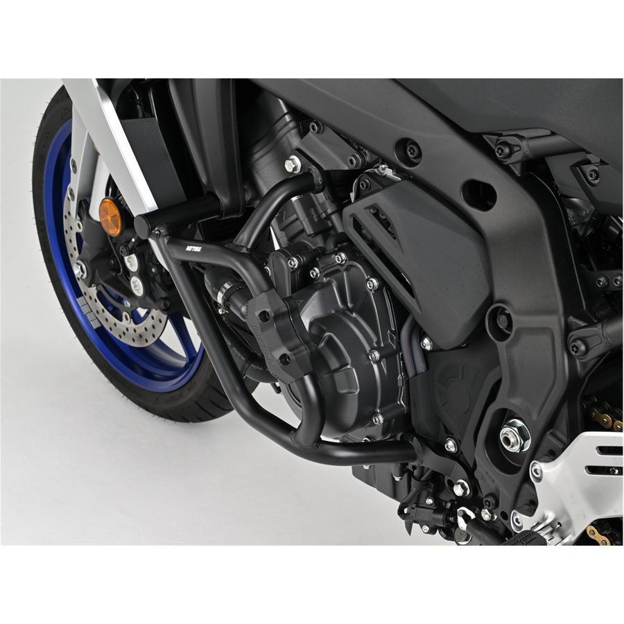 デイトナ DAYTONA パイプエンジンガード TRACER9 GT/+/+ Y-AMT '21〜'25 マットブラック_10