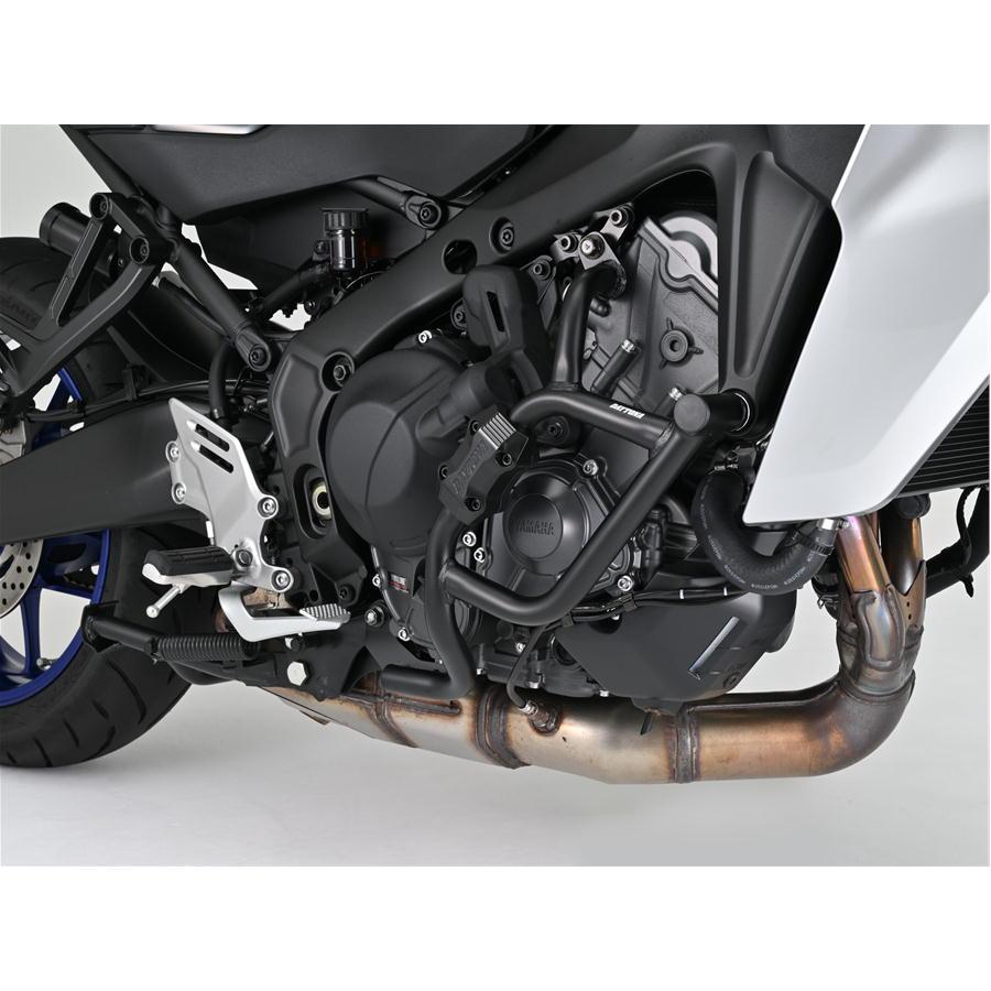 デイトナ DAYTONA パイプエンジンガード TRACER9 GT/+/+ Y-AMT '21〜'25 マットブラック_12