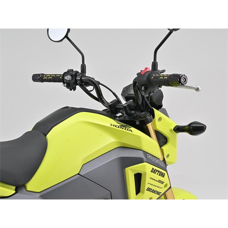 DAYTONA（デイトナ） ライドバーII（MID） シルバー APE系用 : ネトセ