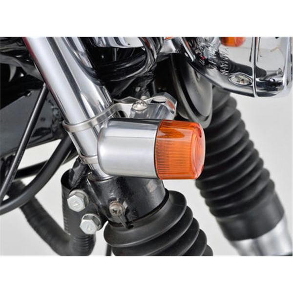 パワーアップバンド DAYTONA（デイトナ） ウインカー取付バンド φ30〜φ39 ステンレス