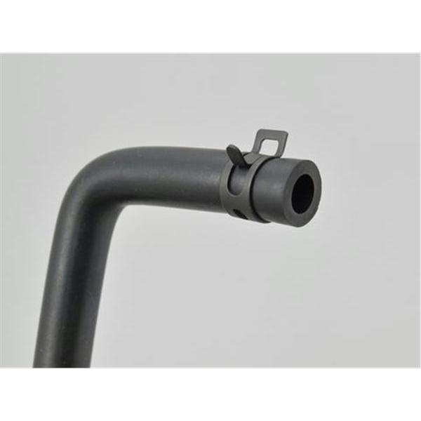 DAYTONA（デイトナ） ブリーザーホース L型 内径φ8×外径φ12 ブラック