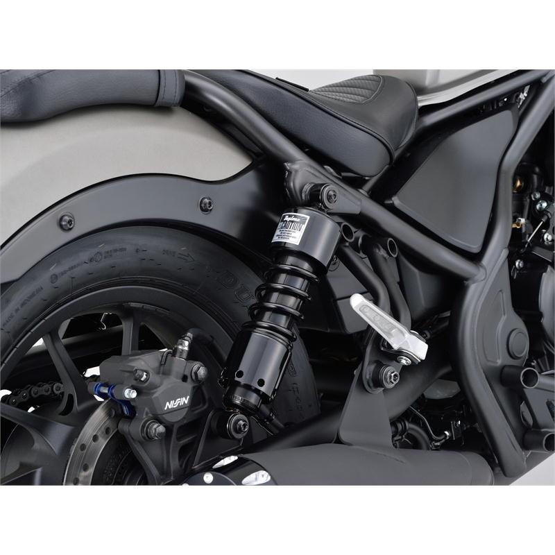 Tora5940ページ ローダウンリアショック Rebel/SR系 ブラック｜株式会社デイトナ