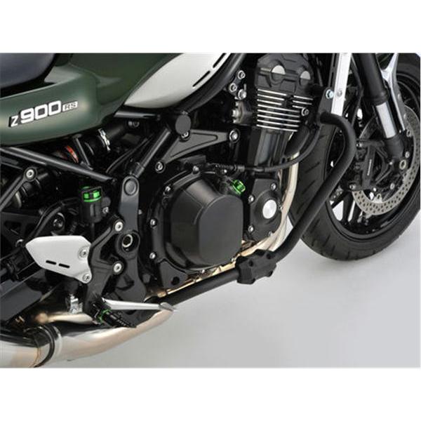 DAYTONA（デイトナ） パイプエンジンガード スチール製つや消し黒塗装