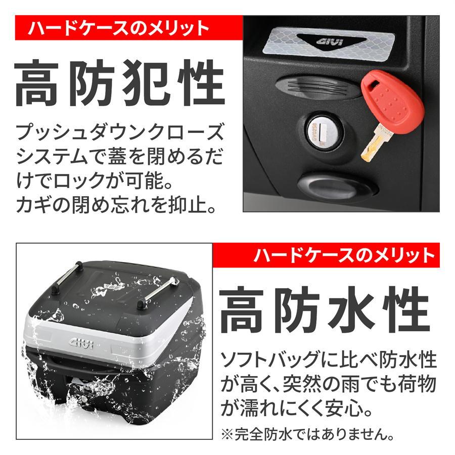 ジビ GIVI B32N-ADV 未塗装ブラック 32L_5