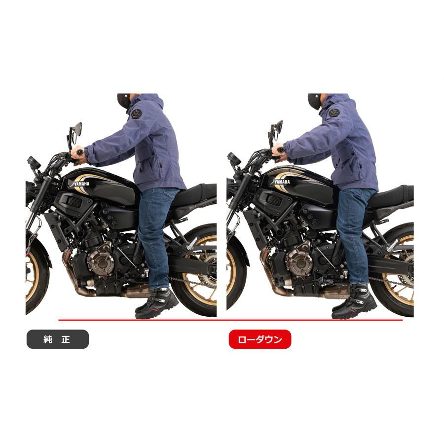 エフェックス EFFEX ローダウンキット MT-07/ABS 14-24 XSR700 18-24 18mmダウン_2