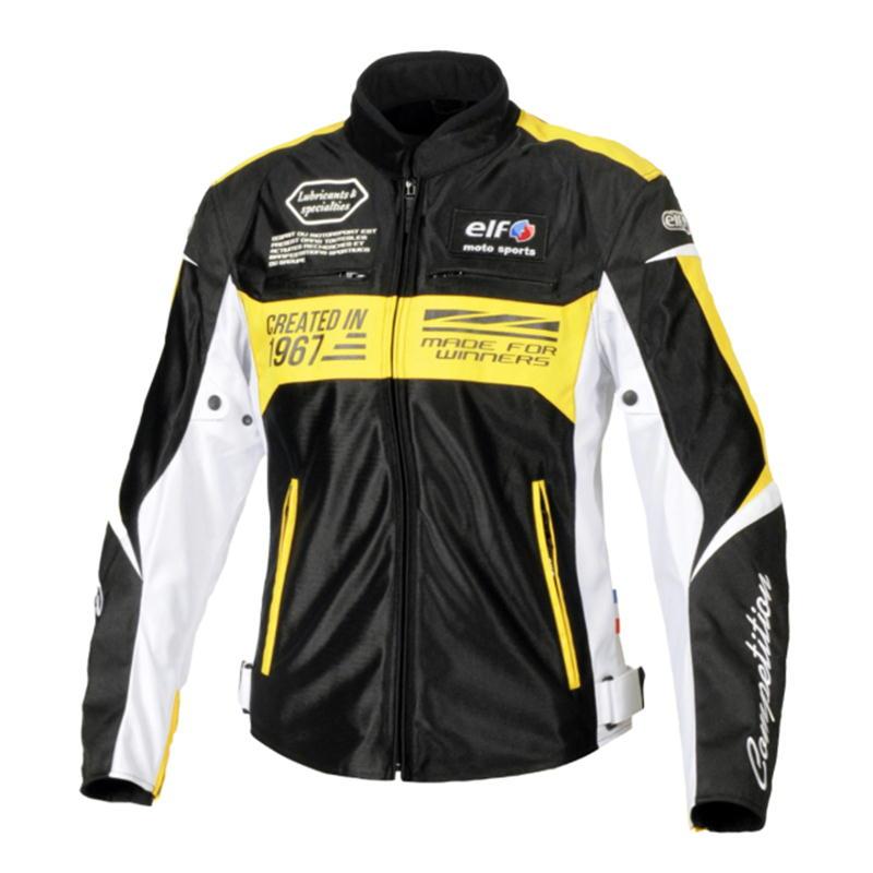 elf（エルフ） イデアールメッシュジャケット ブラック＆イエロー