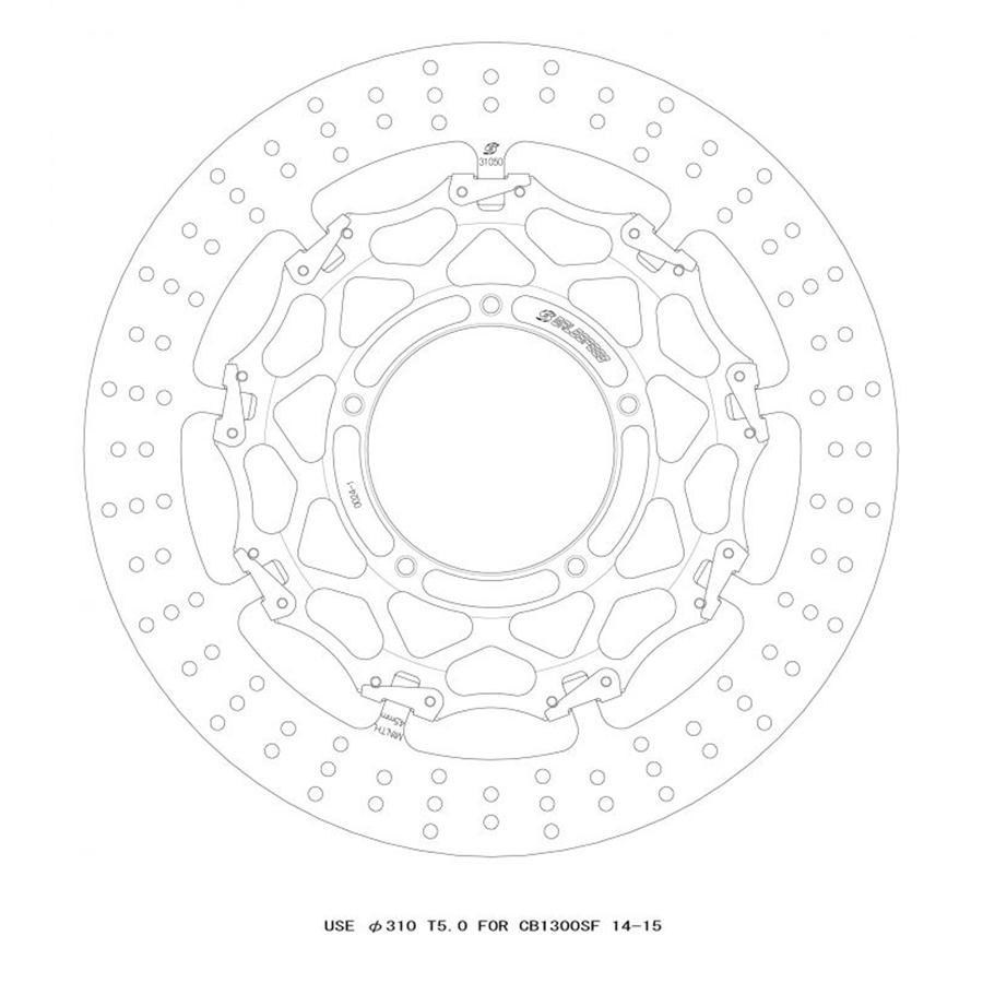 ゲイルスピード GALE SPEED バイク ブレーキ クロスロックディスク