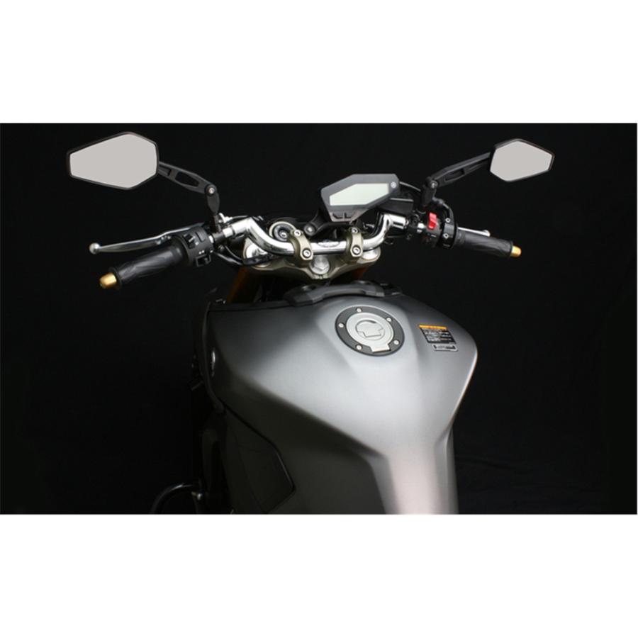 HURRICANE ハリケーン アジャストミラー TYPEII 左右SET M8正逆