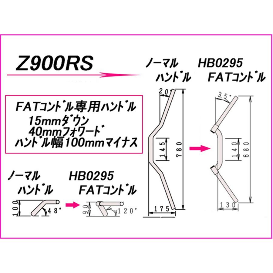 HURRICANE ハリケーン FATコンドル 専用ハンドル ブラック