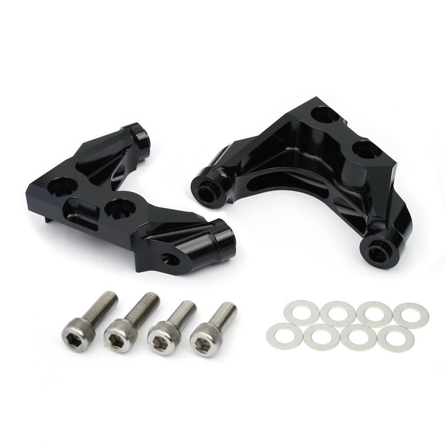 ハイパープロ HYPERPRO AH1フォーク用 ラジアルキャリパーサポート [108mmピッチ用] ZRX1200 DAEG '2009〜'2013 ブラック | HYPERPRO