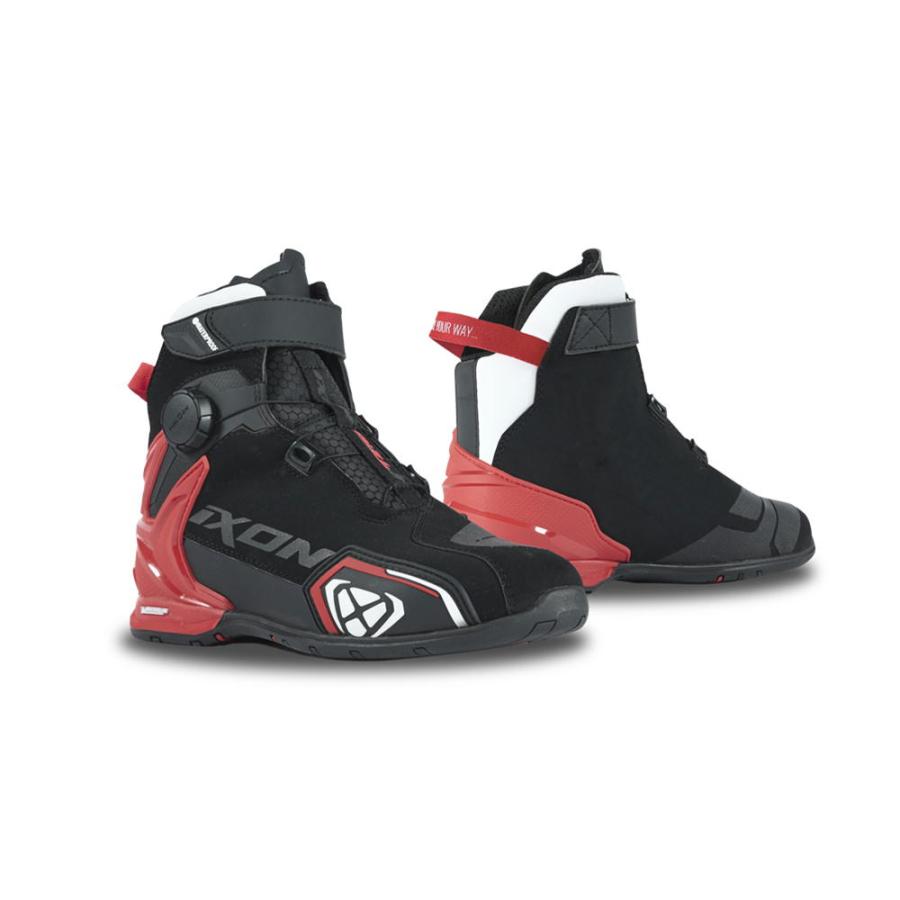 IXON（イクソン） バイク ウエア BULL 2 WP ブーツ BLACK/WHITE/RED 42