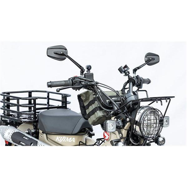 KIJIMA キジマ ミラー TECH11 オーバルエッジ ロングアーム 片側1個