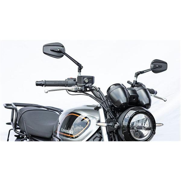 KIJIMA（キジマ） ミラー TECH11 オーバルエッジ ロングアーム 片側1個