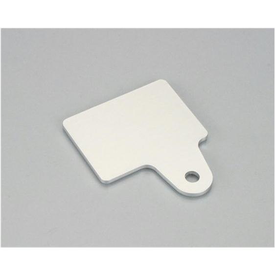 銀　大プレート KITACO（キタコ） ユニバーサルプレート タイプB/M6 シルバー : ネトセ