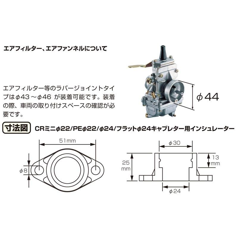 KITACO（キタコ） ビッグキャブKIT ミクニフラットφ24 TDR50・TDR80
