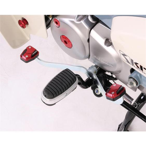【在庫セール】キタコ (KITACO) チェンジフットセット (レッド) スーパ KITACO（キタコ） チェンジフット ブラック/レッド スーパーカブC125