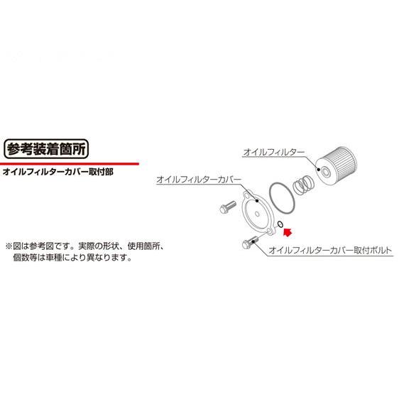 KITACO（キタコ） KITACO Oリング OS-04 スズキ車のオイルフィルター