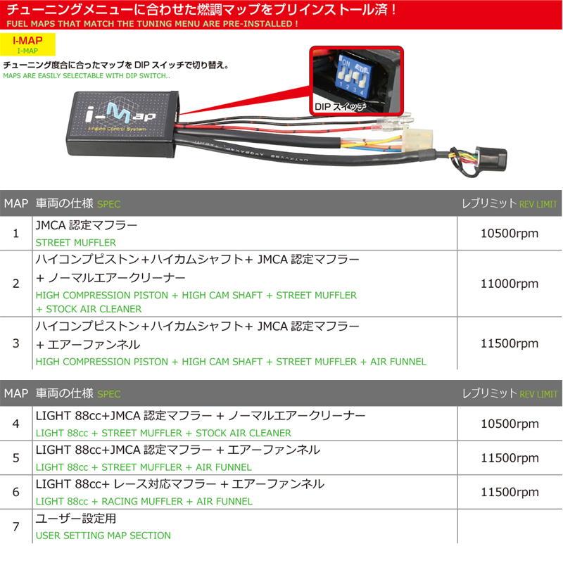 KITACO キタコ I-MAP モンキー FI車 : ネトセトラショップ