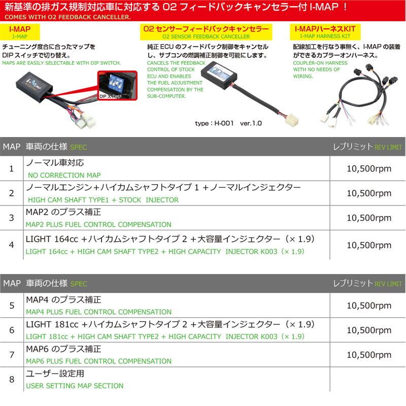 KITACO（キタコ） KITACO I-MAP フィードバックキャンセラーSET CT125