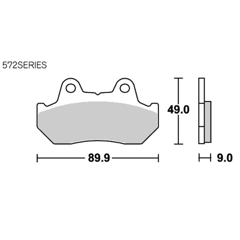 KITACO（キタコ） KITACO SBSブレーキパッド 572シリーズ HF