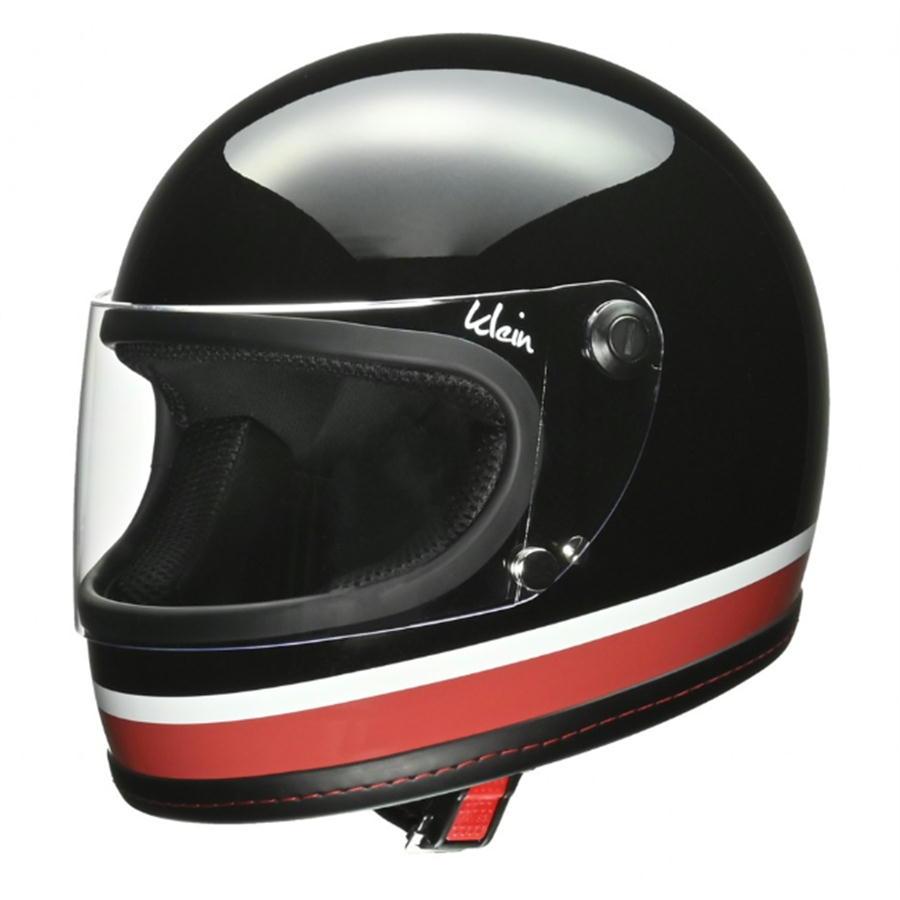 リード工業(LEAD) フルフェイス  Sサイズ (55-56未満） リード工業 LEAD バイク ヘルメット Klein ブラック×レッド サイズS 55