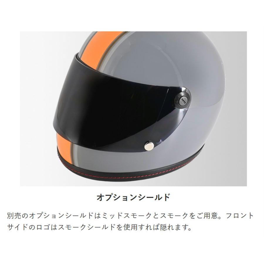 リード工業 LEAD バイク ヘルメット Klein グレー×オレンジ サイズS 55