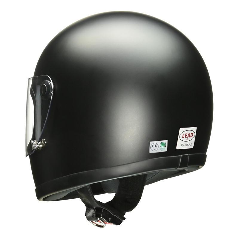 リード工業　LEAD RX-100 ブラック フルフェイスヘルメット XL リード工業 LEAD RX-100RII マットメタリックブラック フリーサイズ