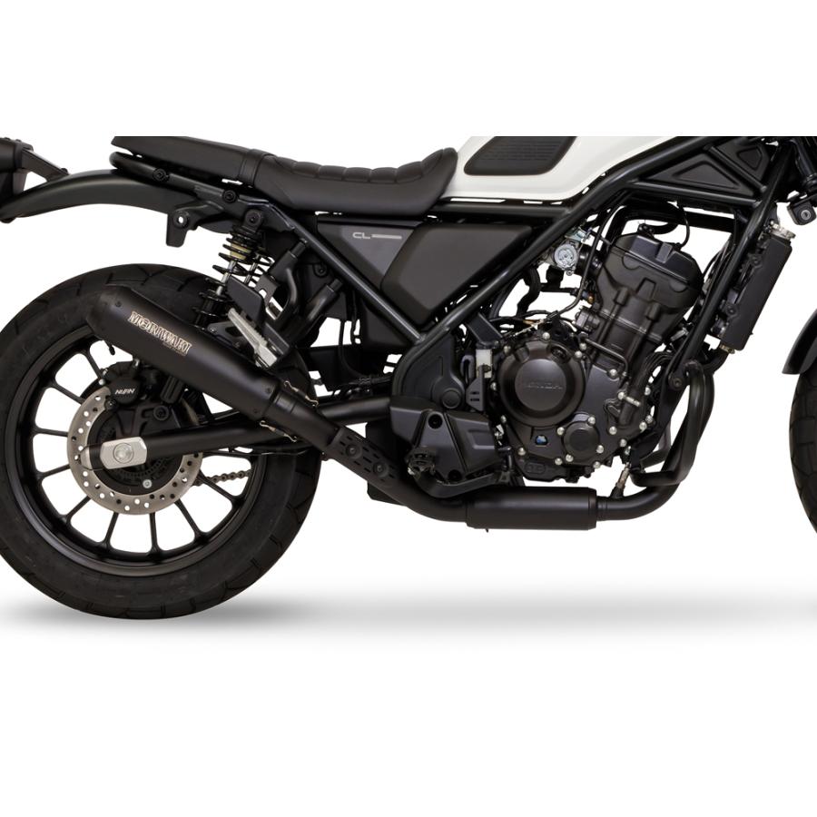 モリワキ MORIWAKI FullExhaust SHORT MEGAPHONE BLACK 政府認証 CL250